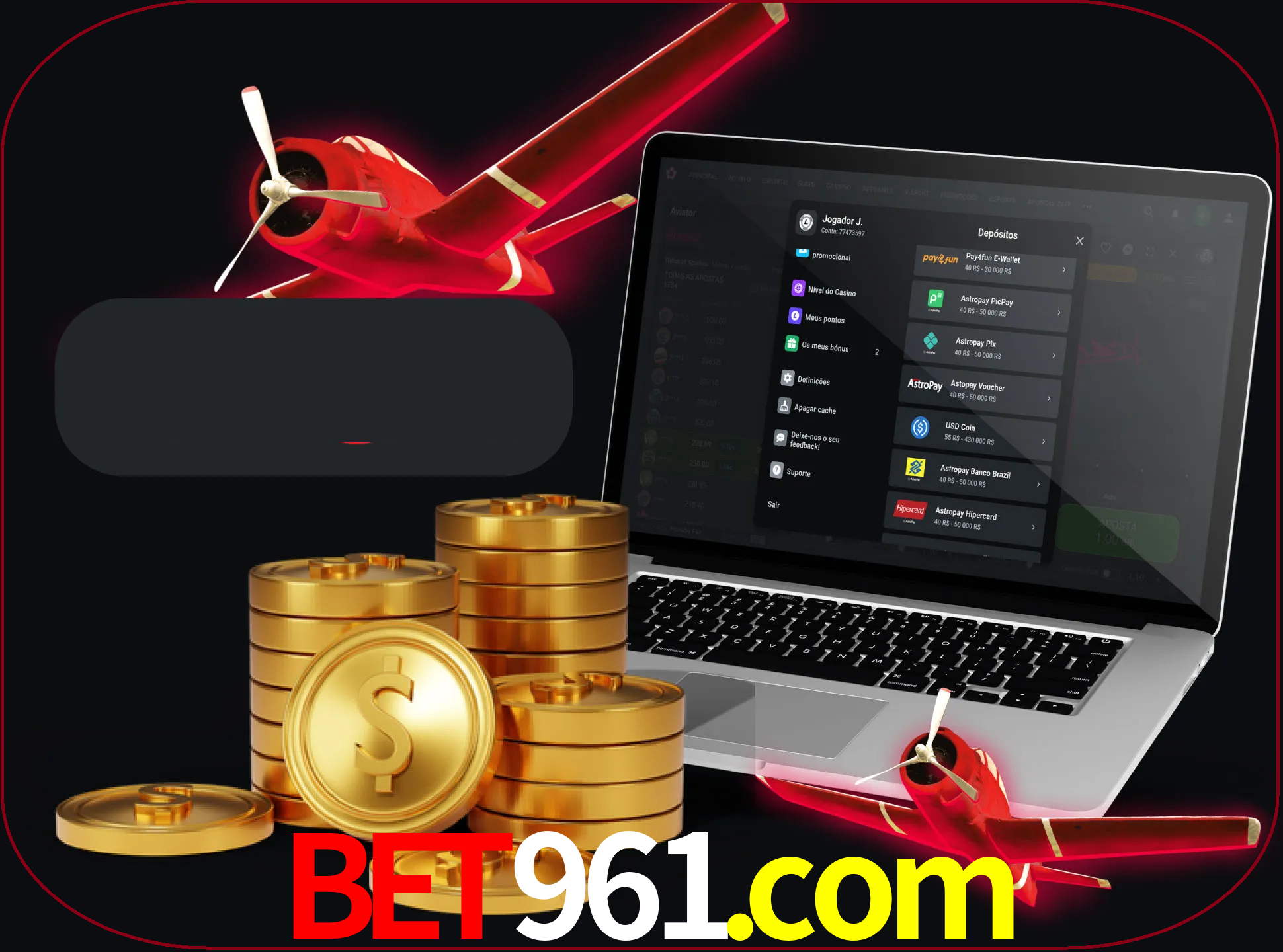 Você pode sacar seu dinheiro com qualquer um dos métodos de pagamento mais populares no Brasil.