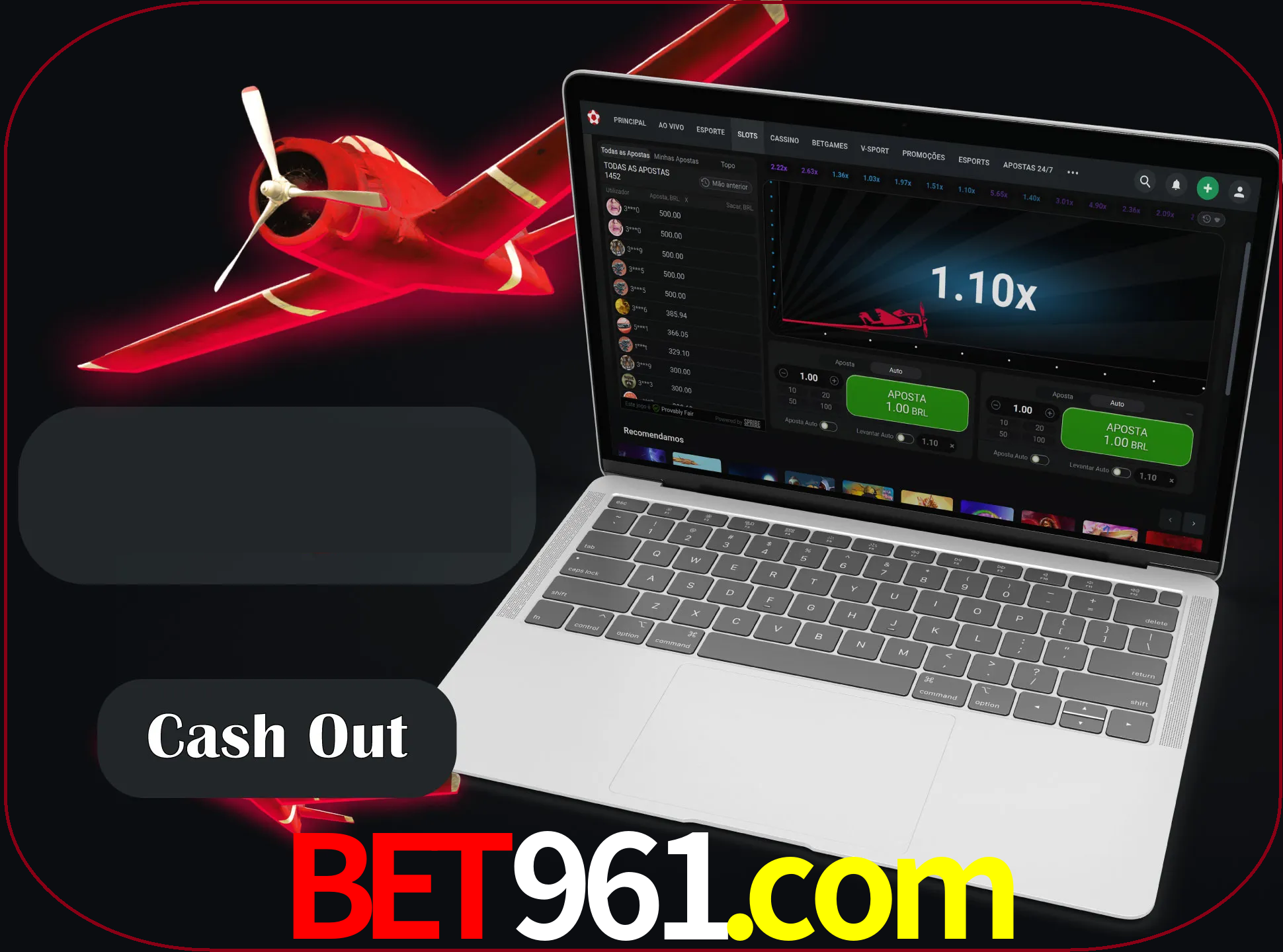 Não perca a chance de sacar seu dinheiro antes que o avião caia.