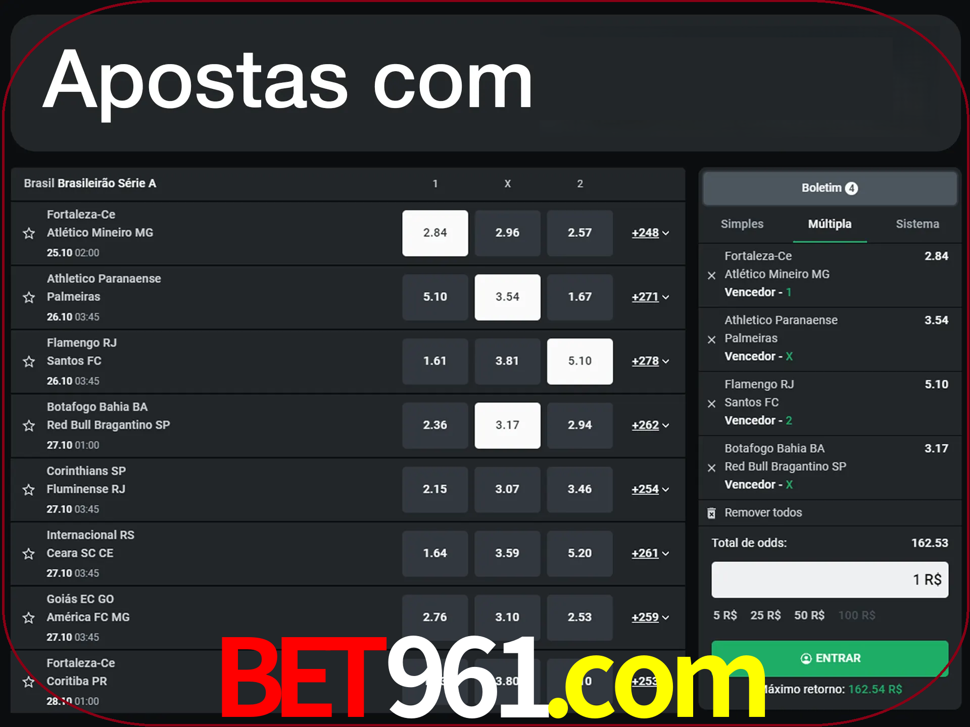 Aposte em vários diciplines com LeonBet.