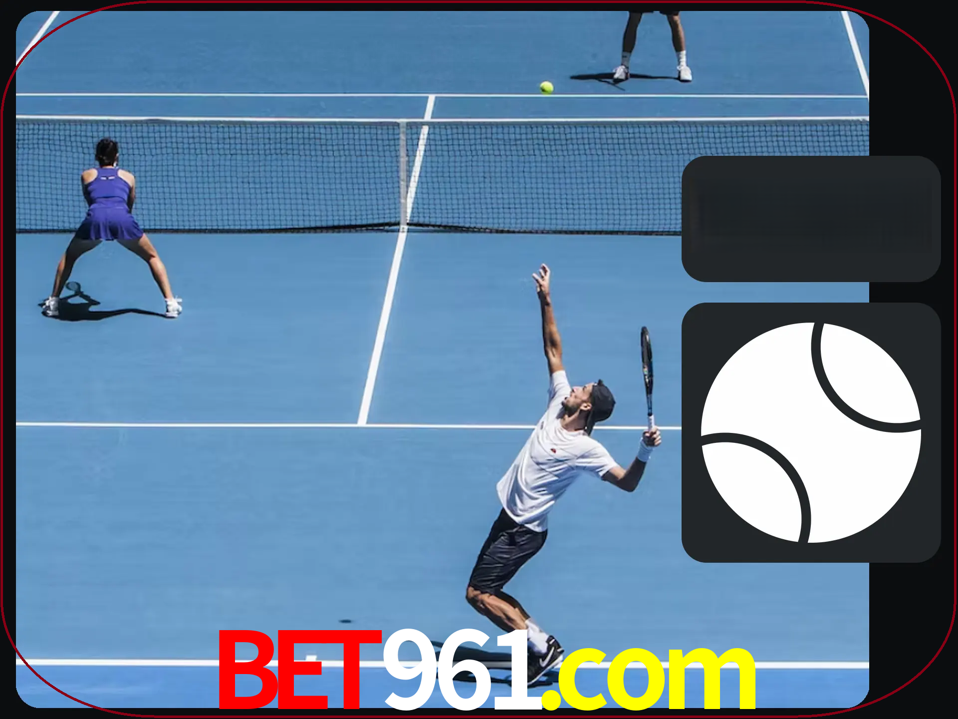 Apostar nos melhores jogadores e equipes de tênis.