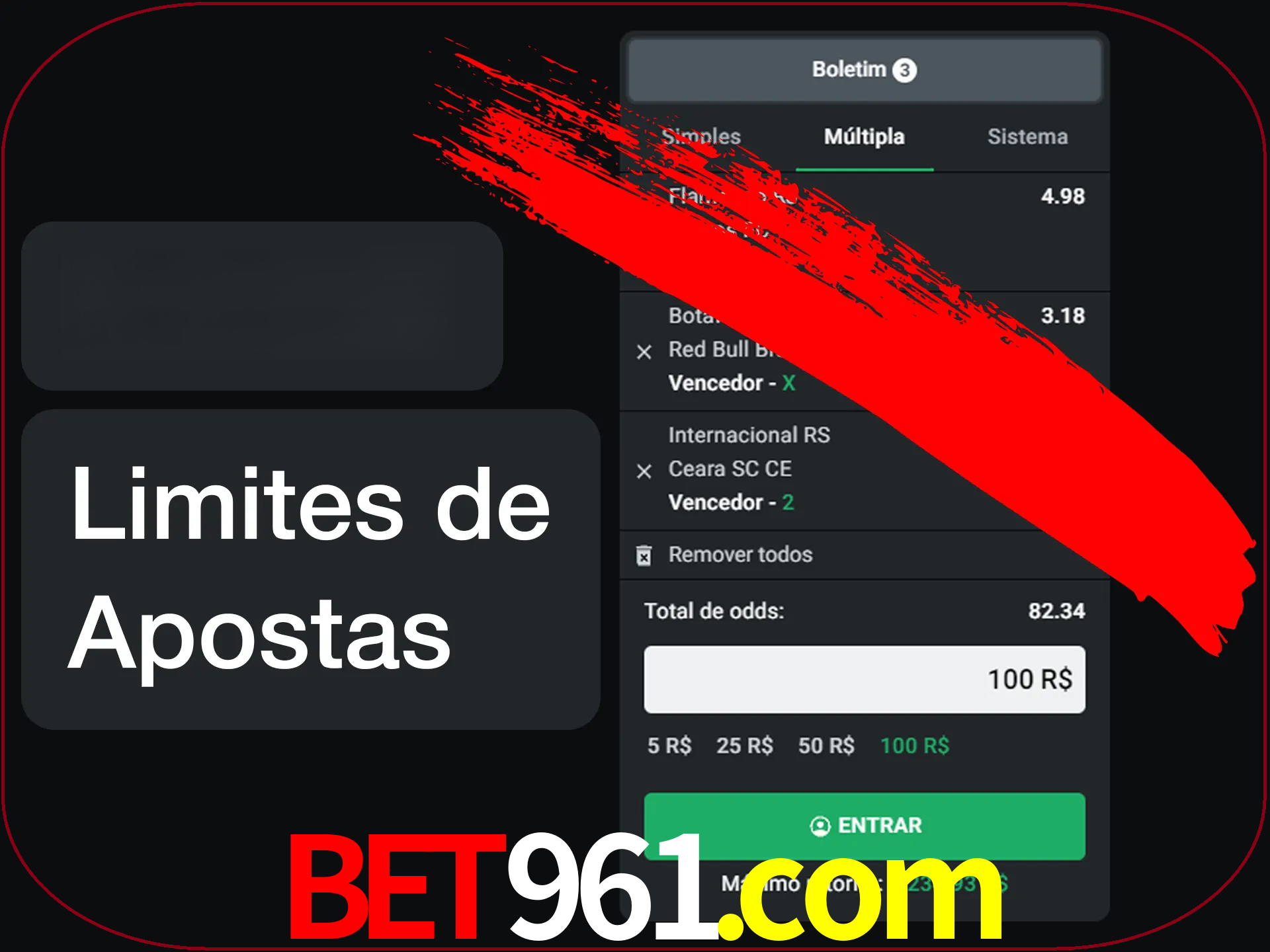 Não faça apostas loucas.